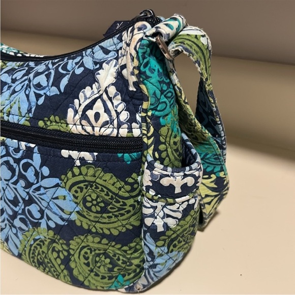 Vera Bradley Blue and Green Patterned Women's Bag - Picture 4 of 8
